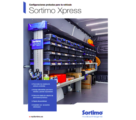 Catálogo serie Xpress Mobiliario para furgones y furgonetas pre-diseñado SORTIMO
